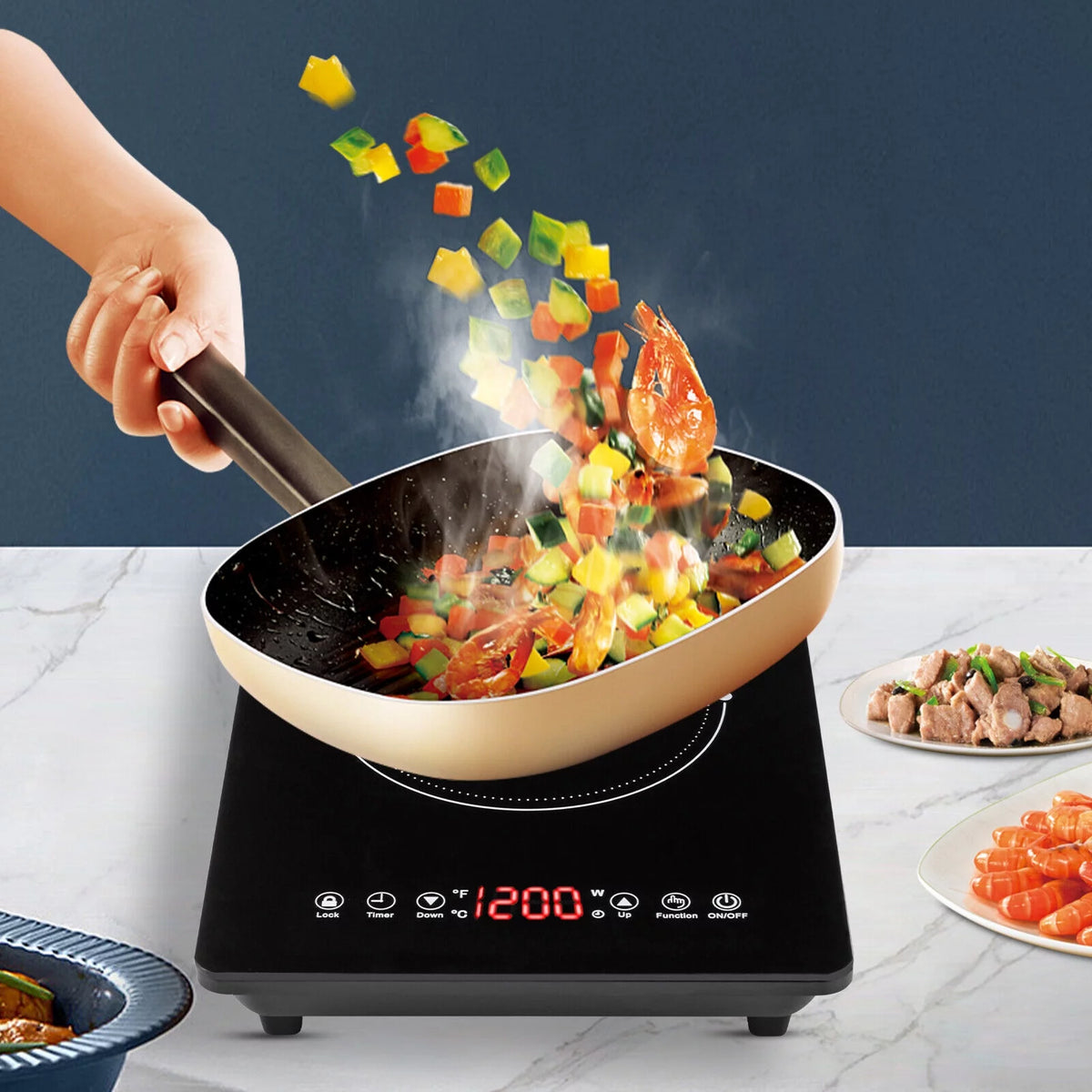 1800W Portable Electric Induction Cooktop A742975