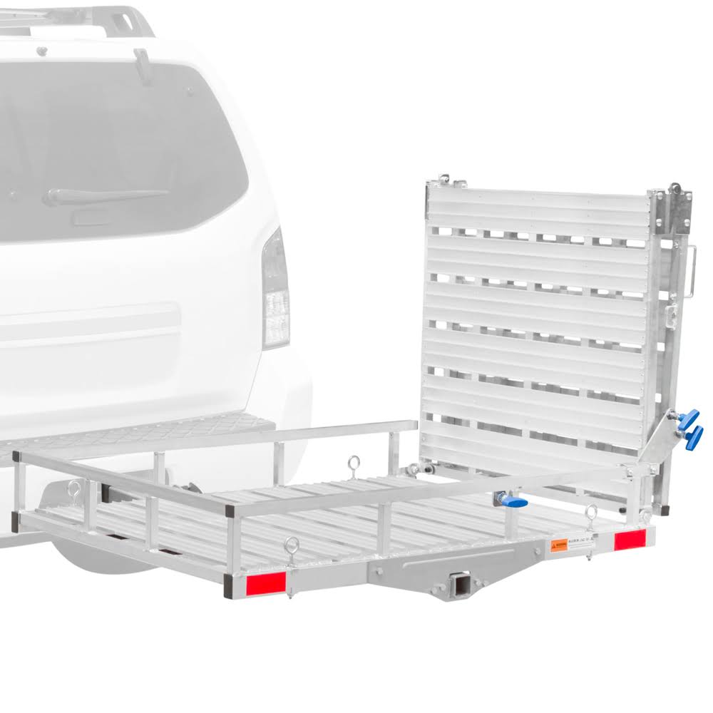 Folding Aluminum Scooter and Wheelchair Carrier with Ramp V72016
