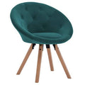 Modern Velvet Upholstered Desk Chair D22769