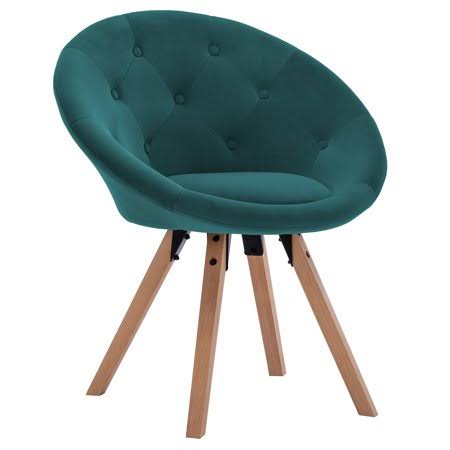 Modern Velvet Upholstered Desk Chair D22769