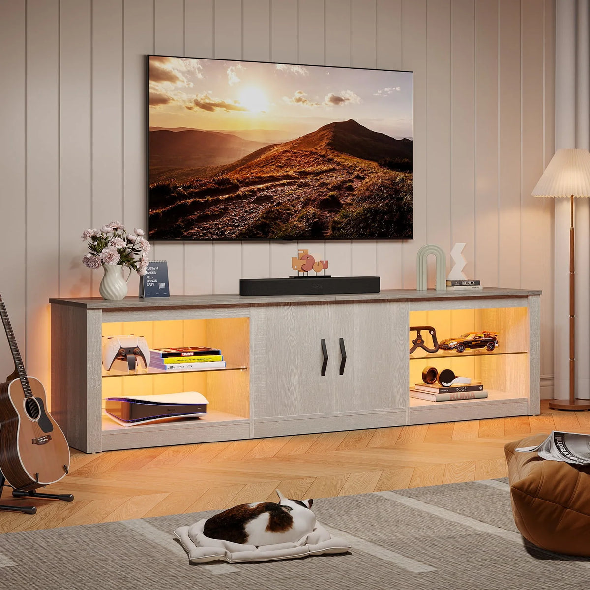 Wash Grey TV Stand Q2839