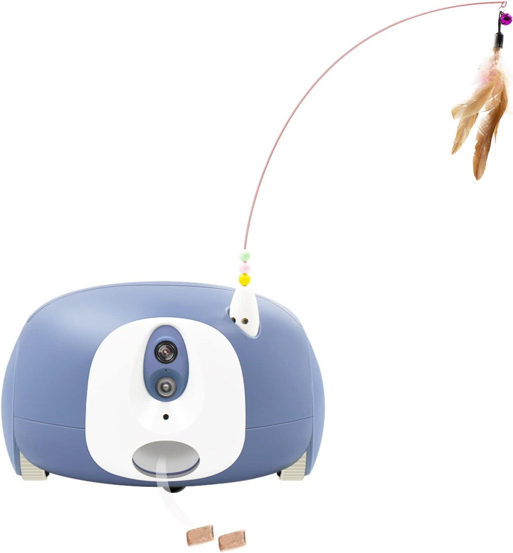 Pet Camera Robot with App Remote Control, 2 Way Audio, 1080P HD Night Vision I428218