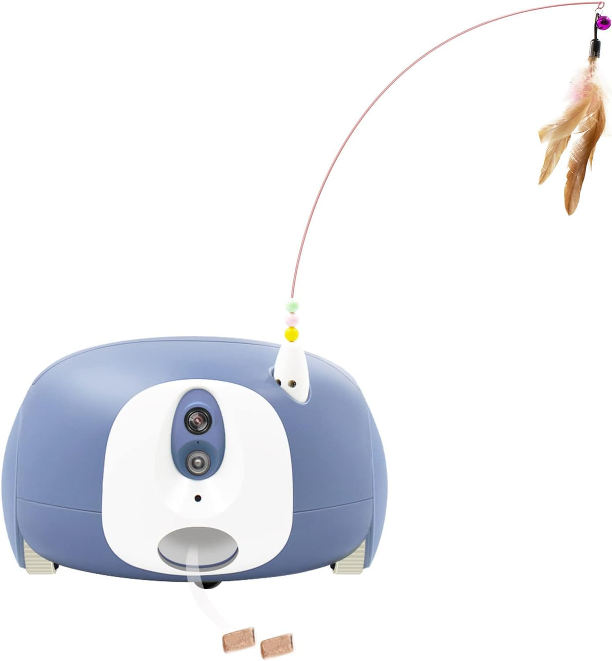 Pet Camera Robot with App Remote Control, 2 Way Audio, 1080P HD Night Vision I428218