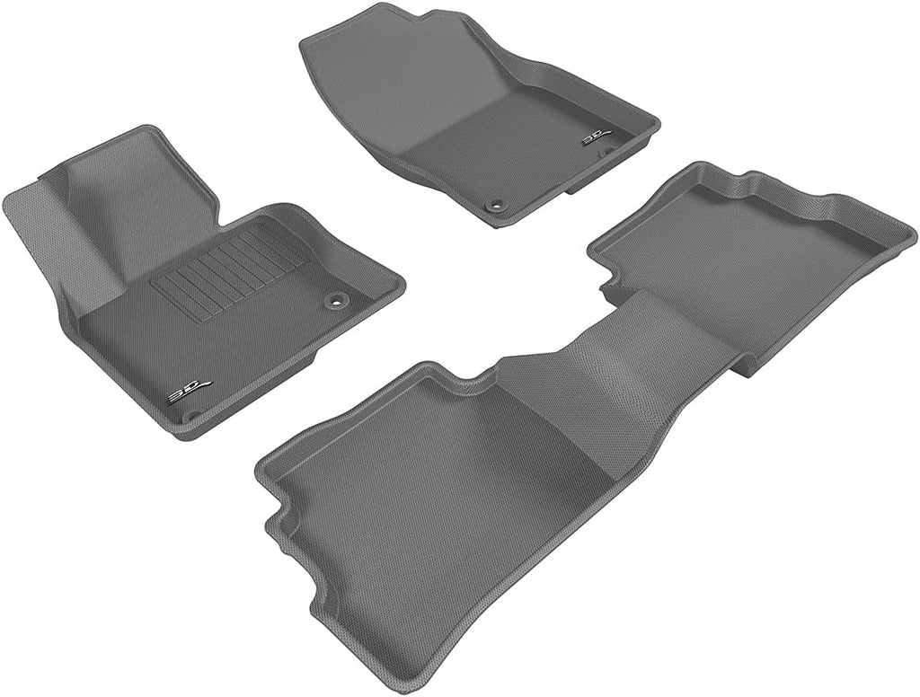 All-Weather Floor Mats Car Floor Liners 1st & 2nd Row Black O25417