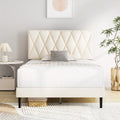 Queen Size Upholstered Platform Bed Frame V93488