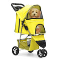 Foldable Pet Stroller with Weather Cover Q125459