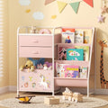 Kids Bookshelf and Toy Storage Organizer with 2 Drawers J905