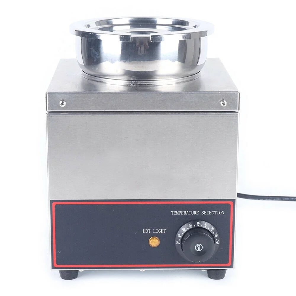Electric Hot Fudge Caramel Cheese Sauce Warmer Pump Stainless Steel D8065