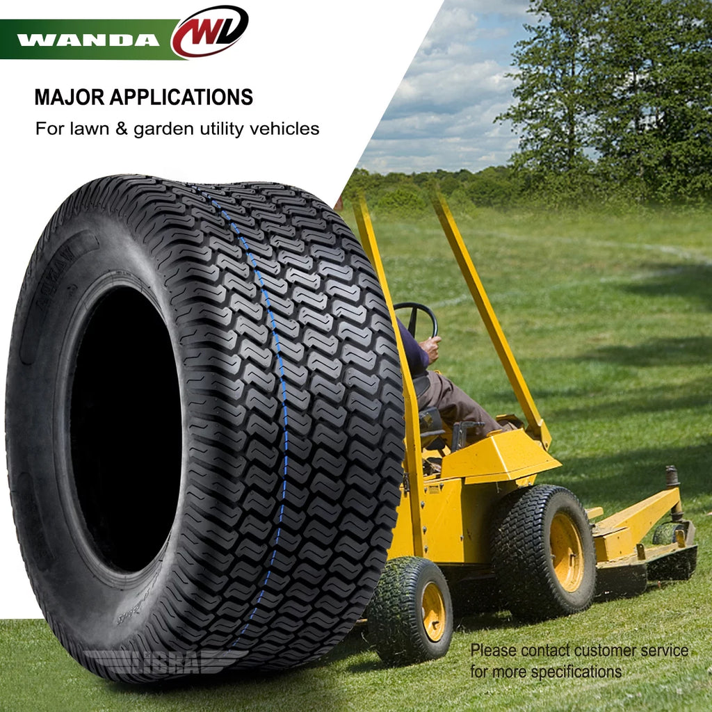Set of 4 Lawn Mower Turf Tires 15x6-6 Front & 20x10-8 Rear T5620