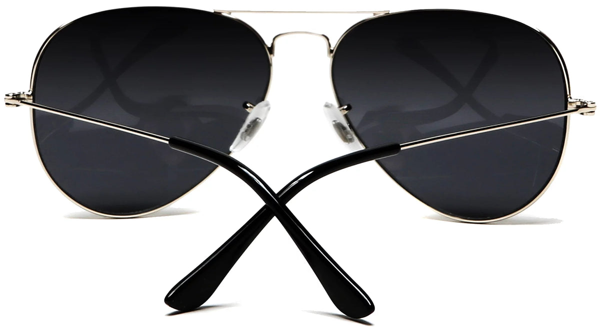 Classic Aviator Sunglasses Grey Lens W700