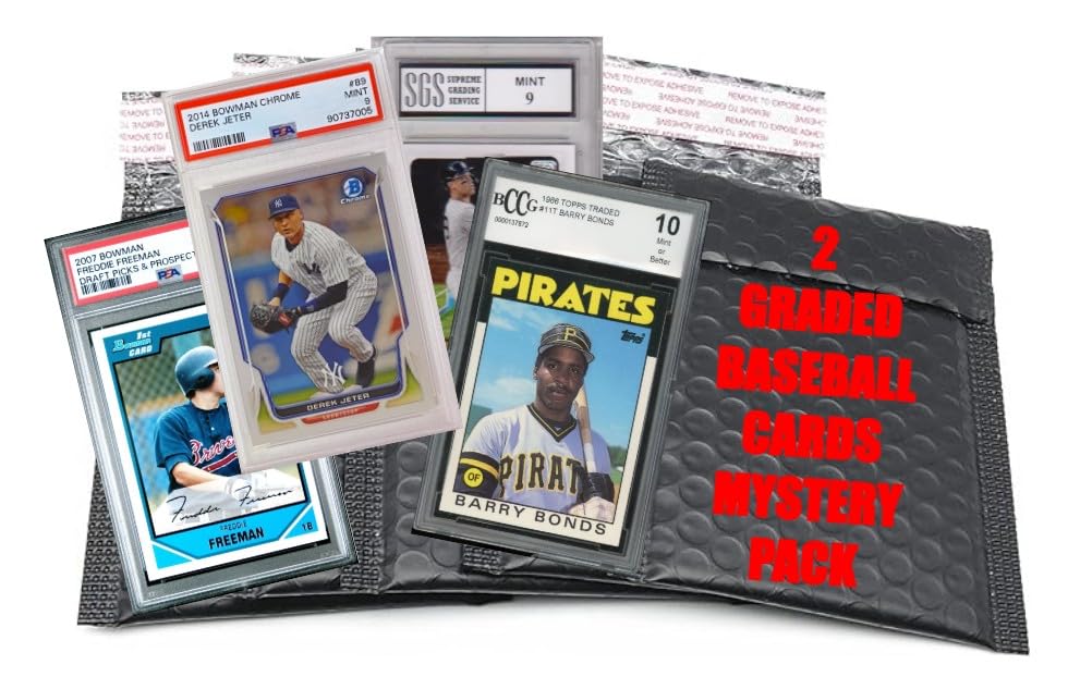 Graded Pro Baseball Cards Mystery Pack E1876