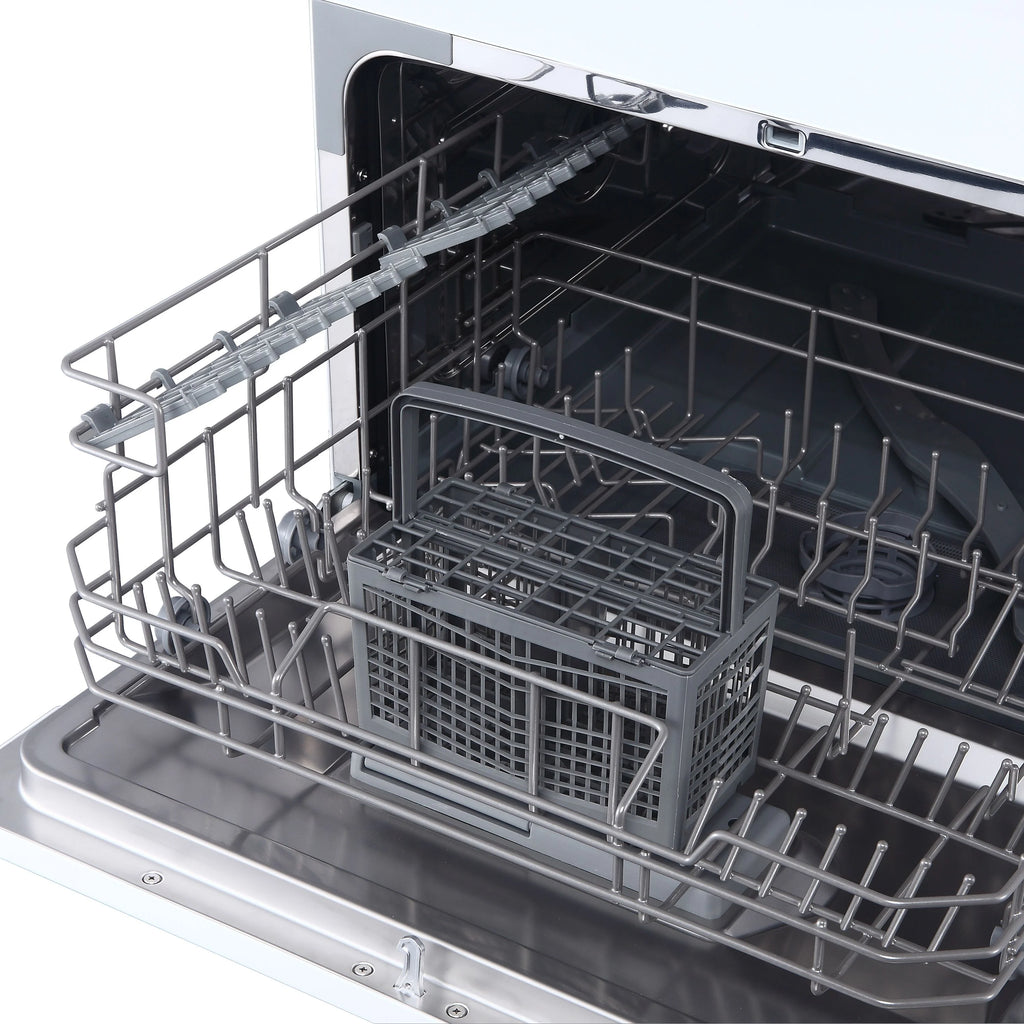 Countertop Portable Dishwasher 6 Place Setting White Q137