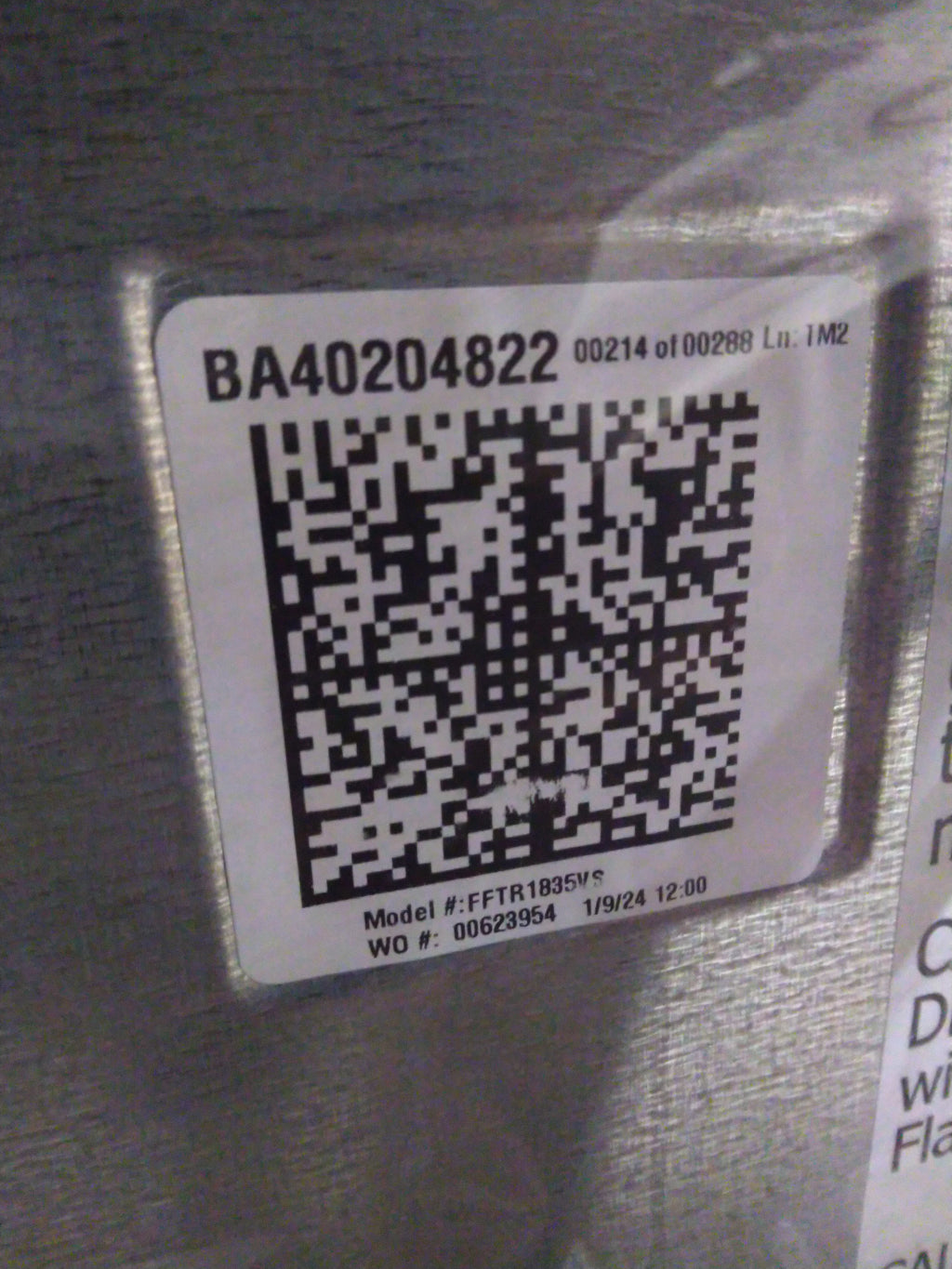 Stainless Steel Top Freezer Refrigerator I3591