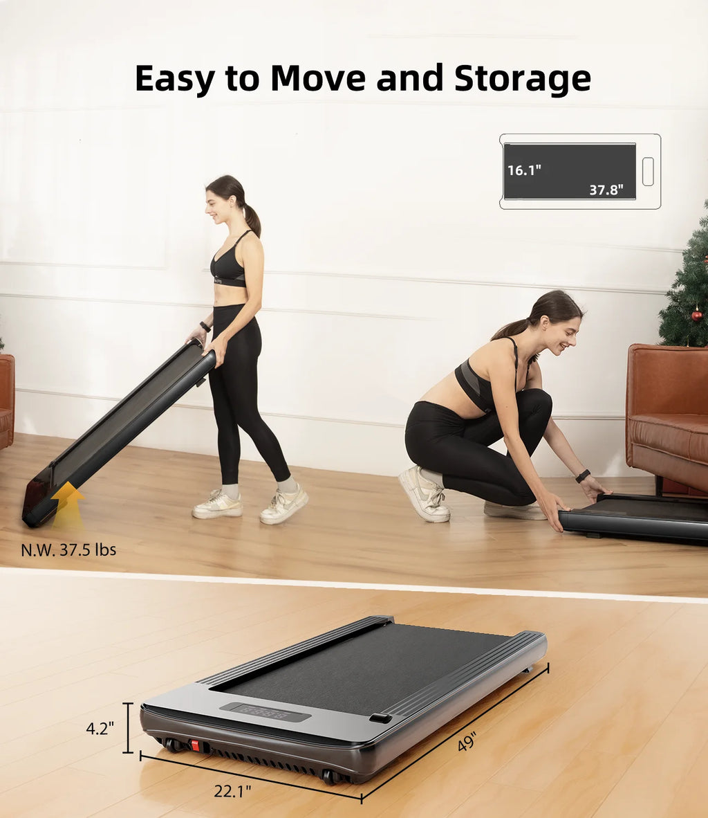 Under Desk Treadmill with Remote Control LED Display N2242