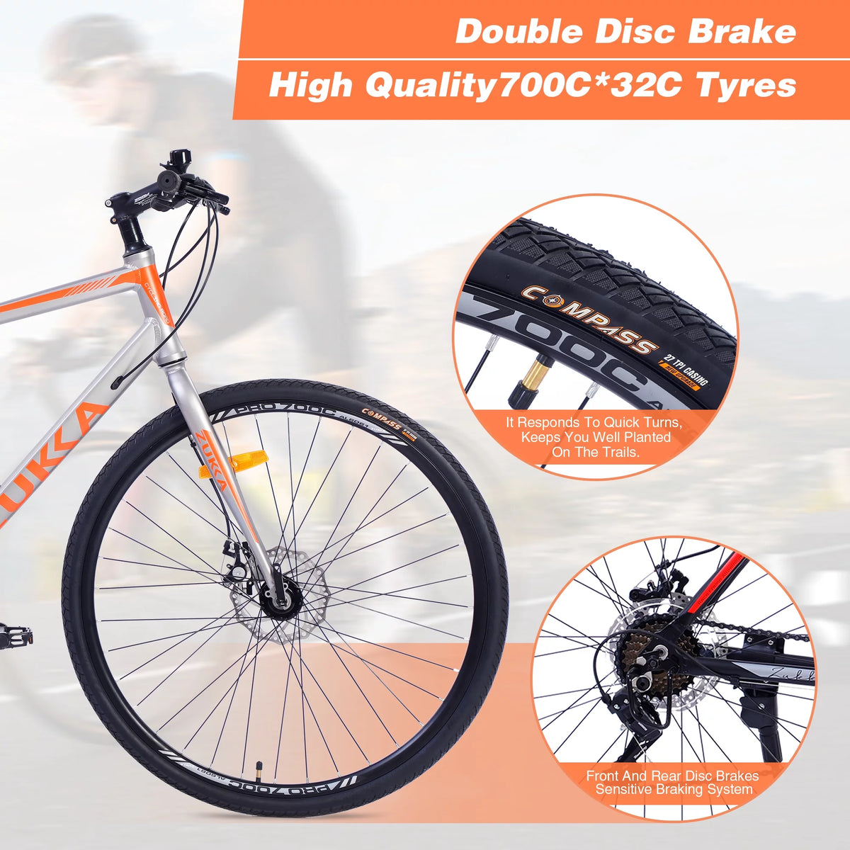 21-Speed 28-inch Lightweight Aluminum Mountain Bike O918077
