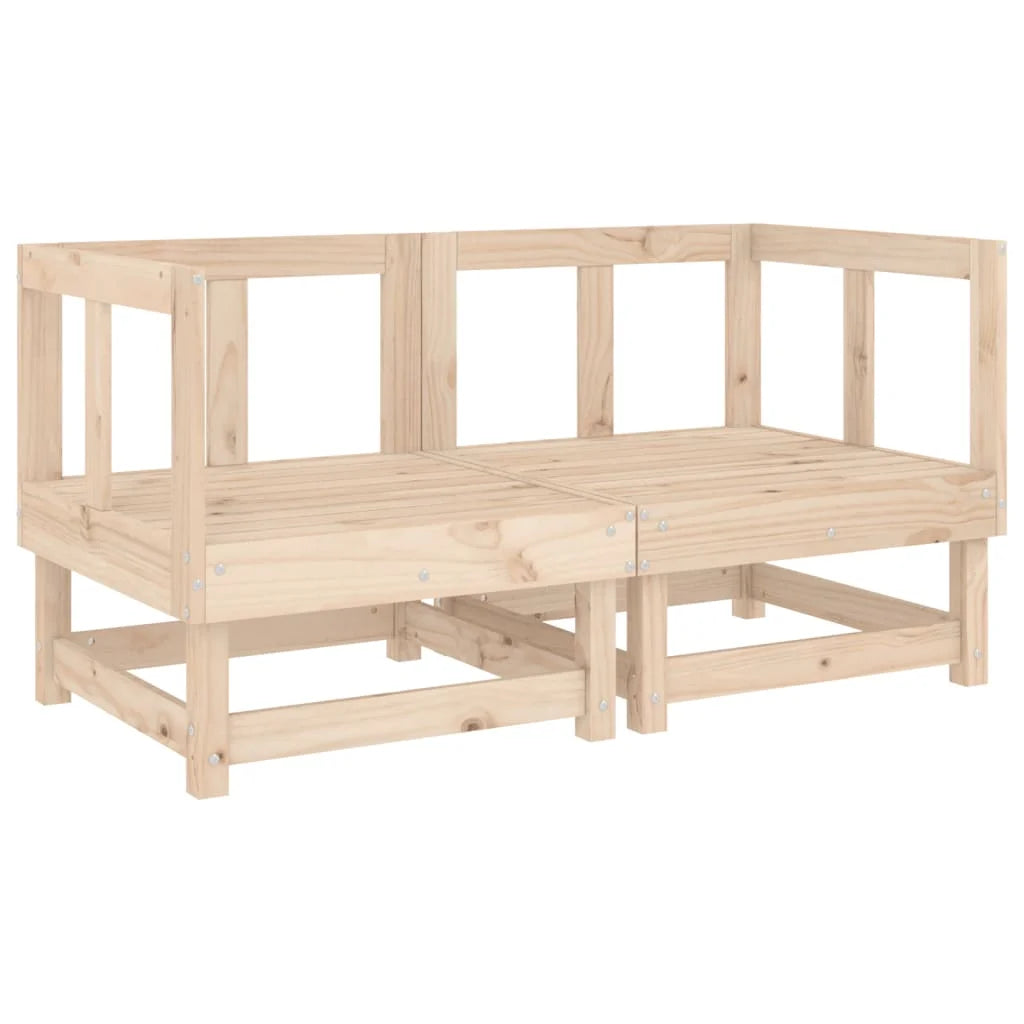 Solid Wood Pine Corner Sofas with Cushions U691