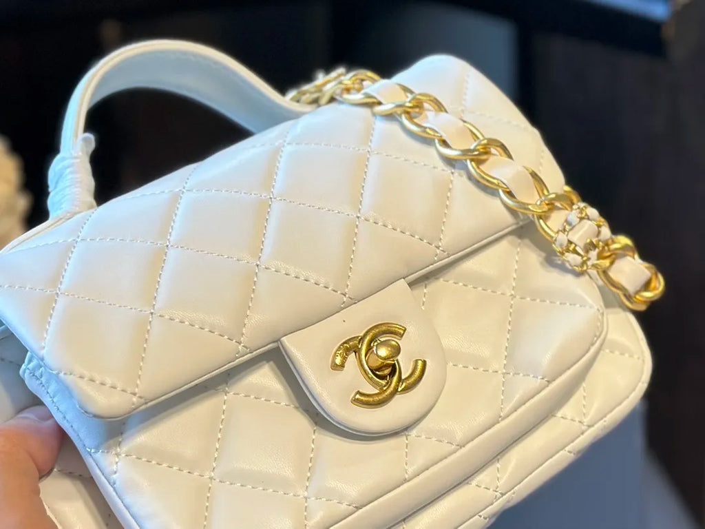 Mini Flap Bag with Top Handle N33369