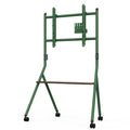 Mobile TV Stand for 55 60 65 75 78 Inch TV with Wooden Storage Shelves K45829