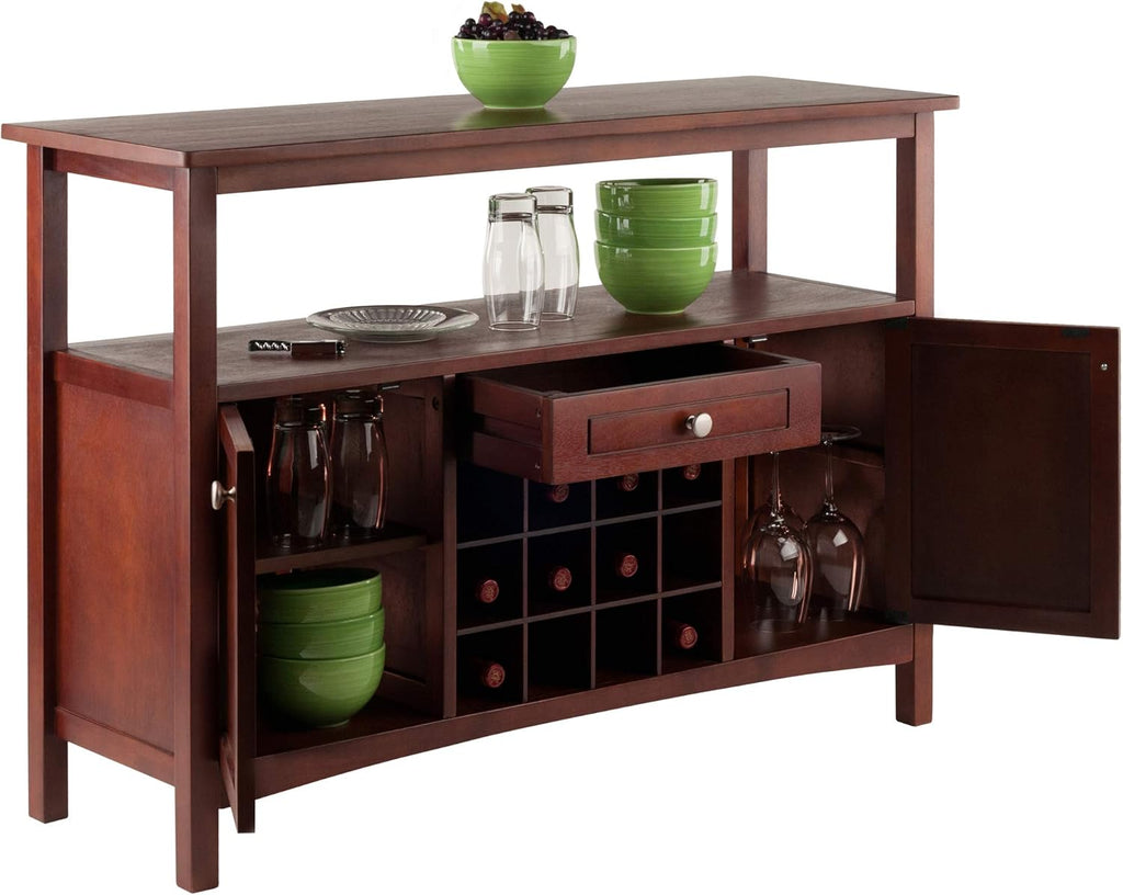 Walnut Buffet Cabinet Y5945