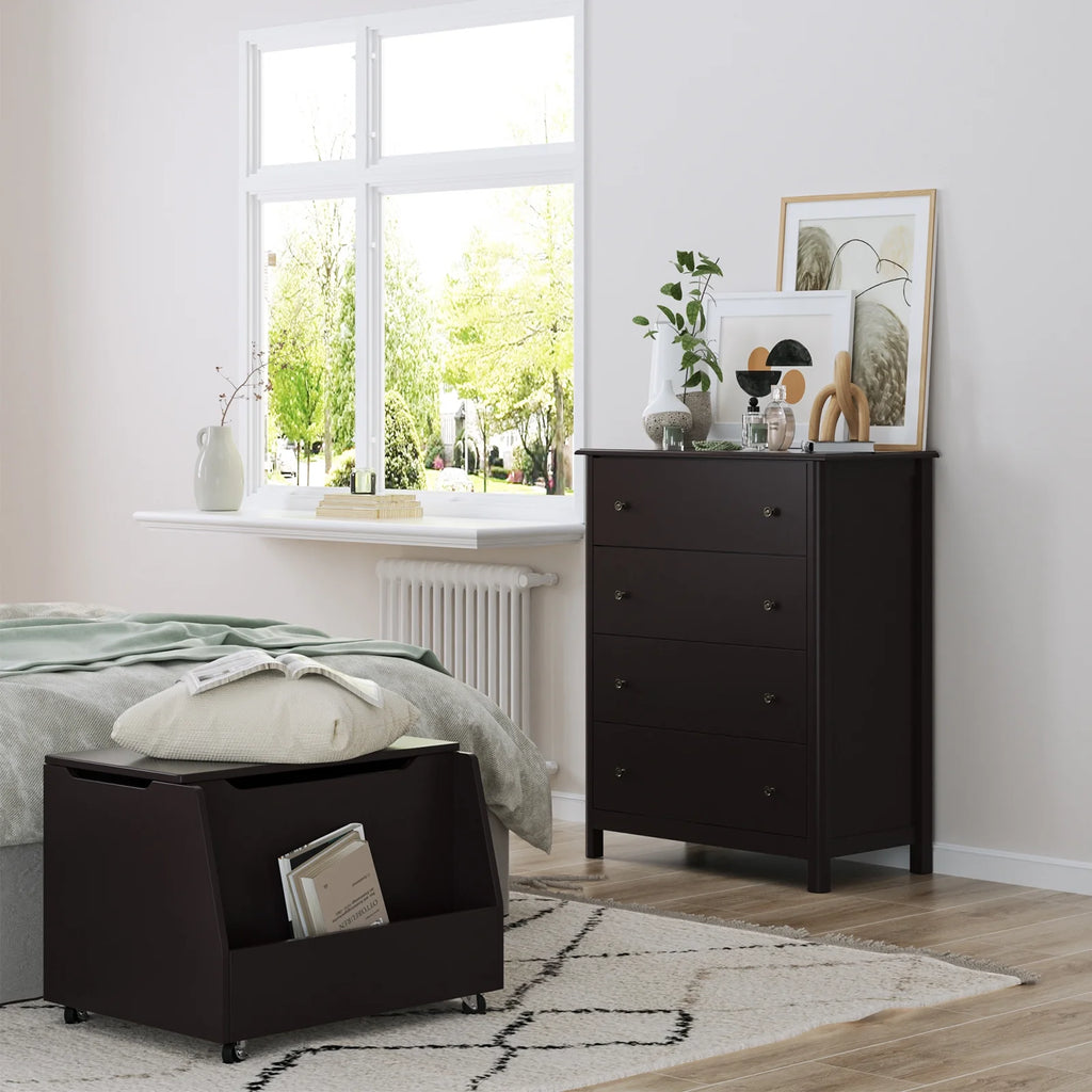 White 4 Drawer Dresser V737719