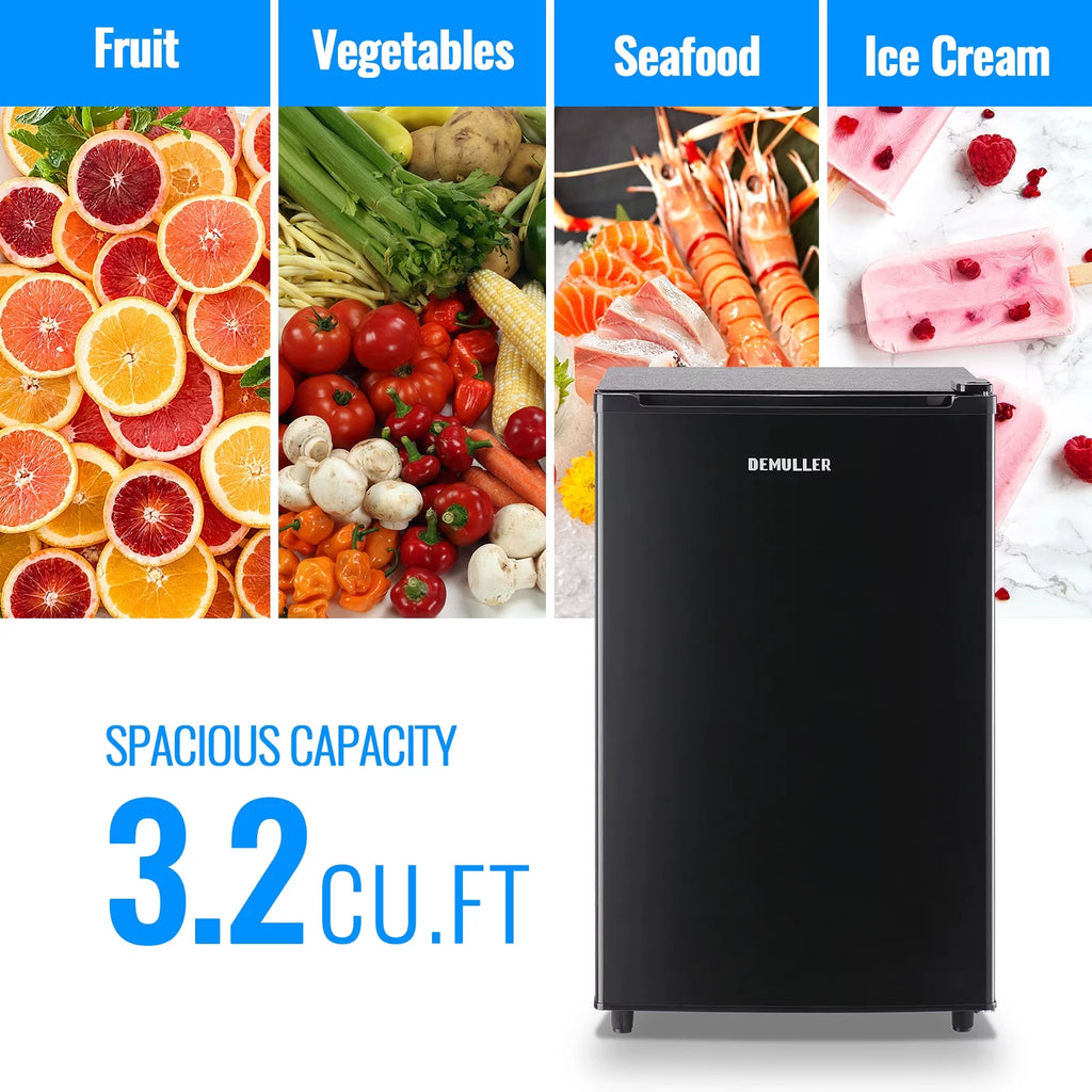 Black Upright Freezer R58802