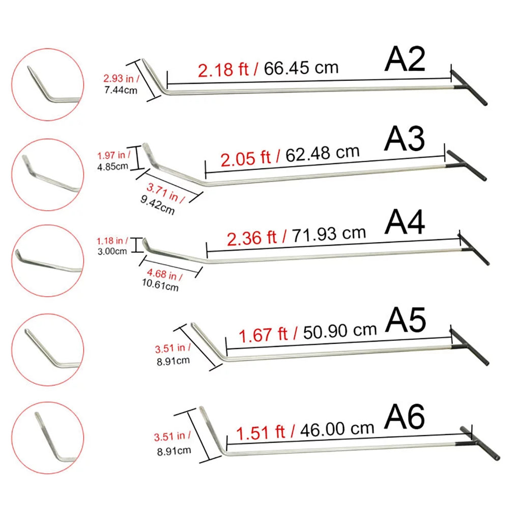 21 Pcs Paintless Dent Repair Tools Kit N12974