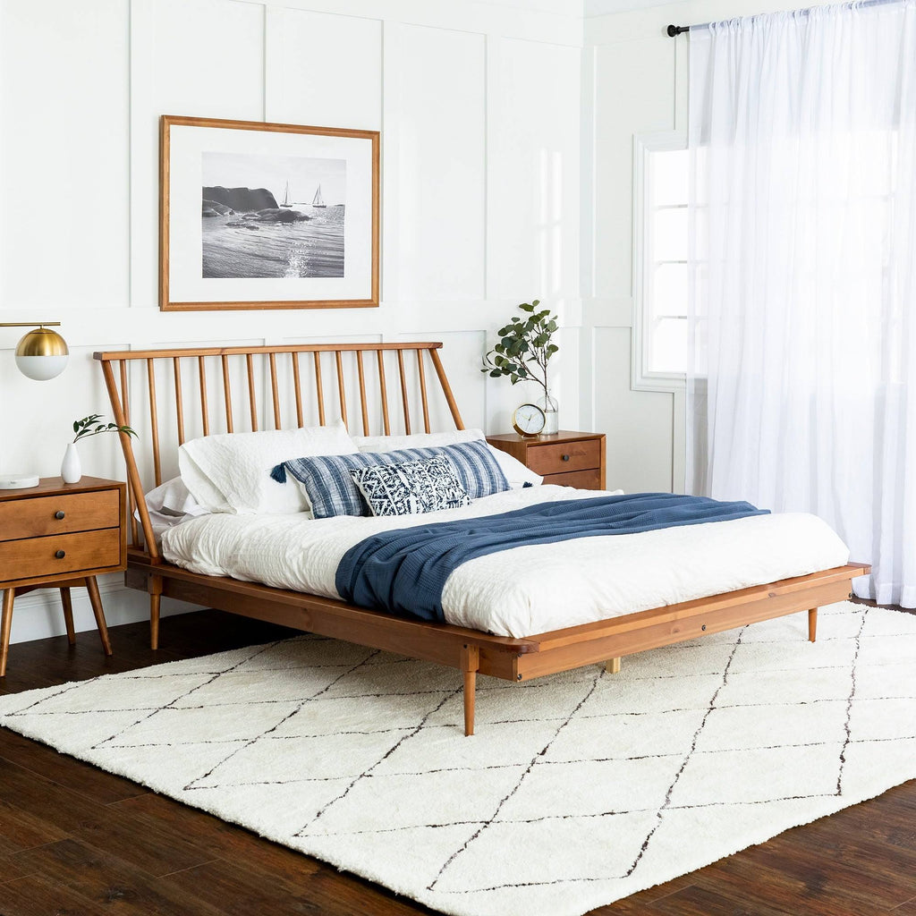 White King Pine Wood Spindle Bed A43769