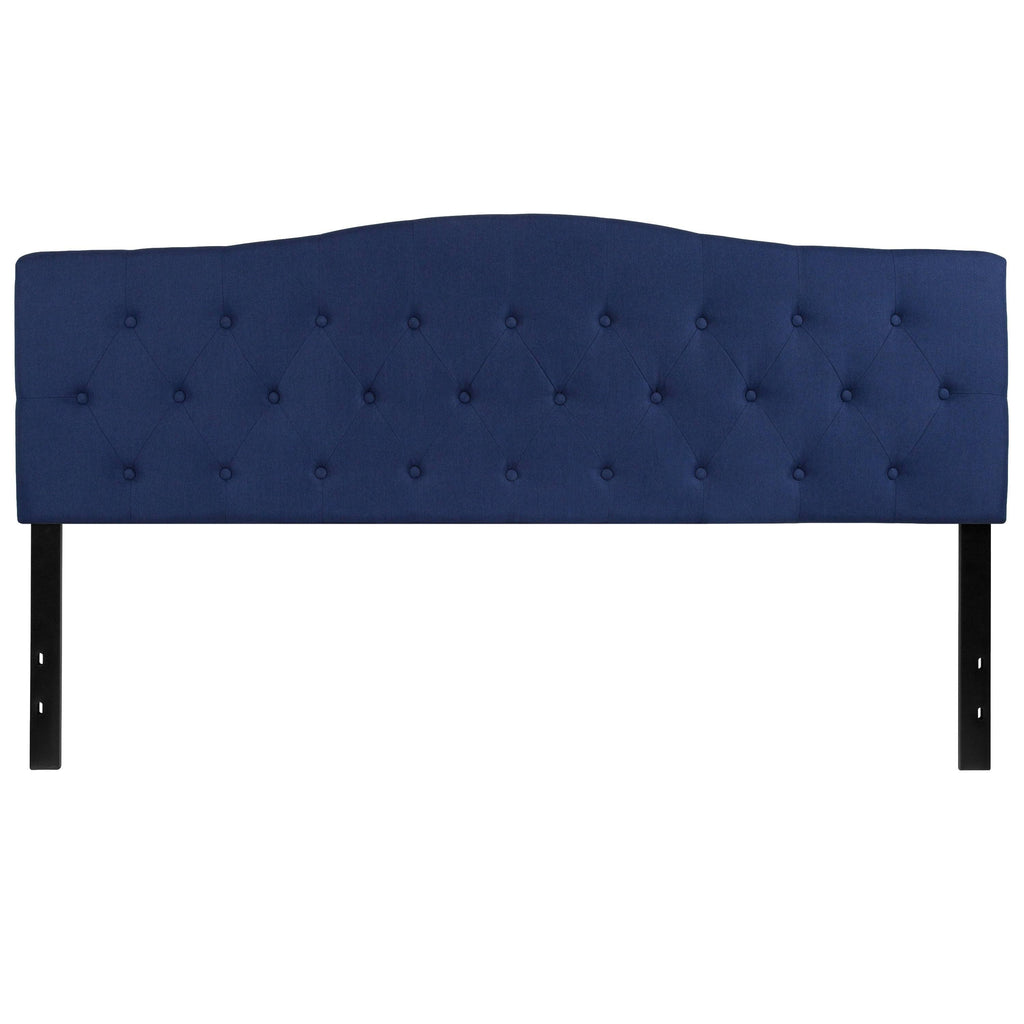 Navy Twin Upholstered Headboard W566