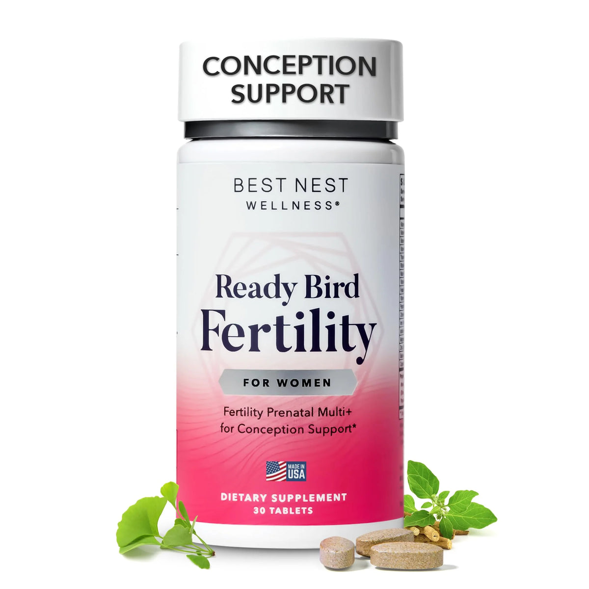 Vegan Prenatal Vitamins with Methylfolate Ashwagandha 30Ct E301525