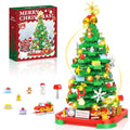 Christmas Tree Building Blocks Kit with Lights N517789