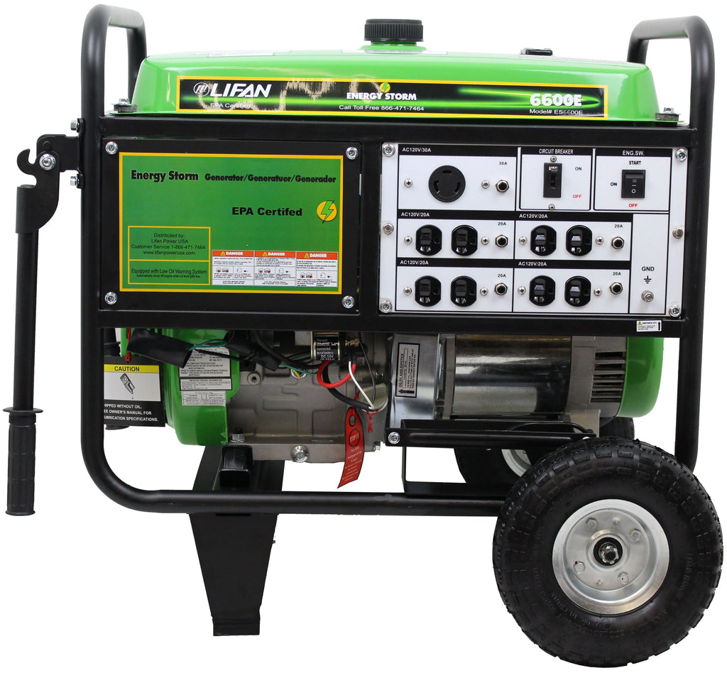 6600-Watt 13hp Gas Powered Portable Generator Q2956