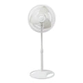 16" 3-Speed Oscillating Pedestal Fan, White K540