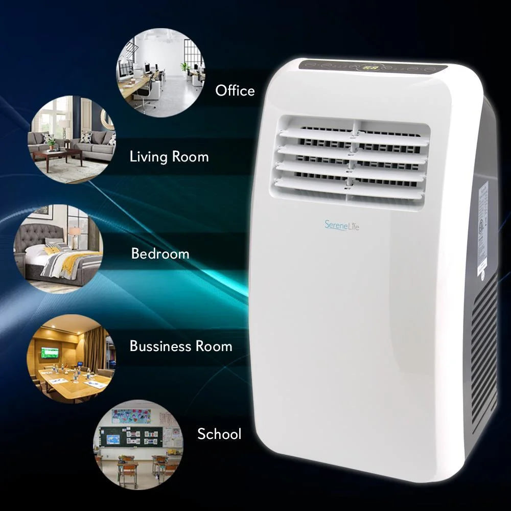 8,000 BTU Portable Air Conditioner with Dehumidifier and Fan Modes L224