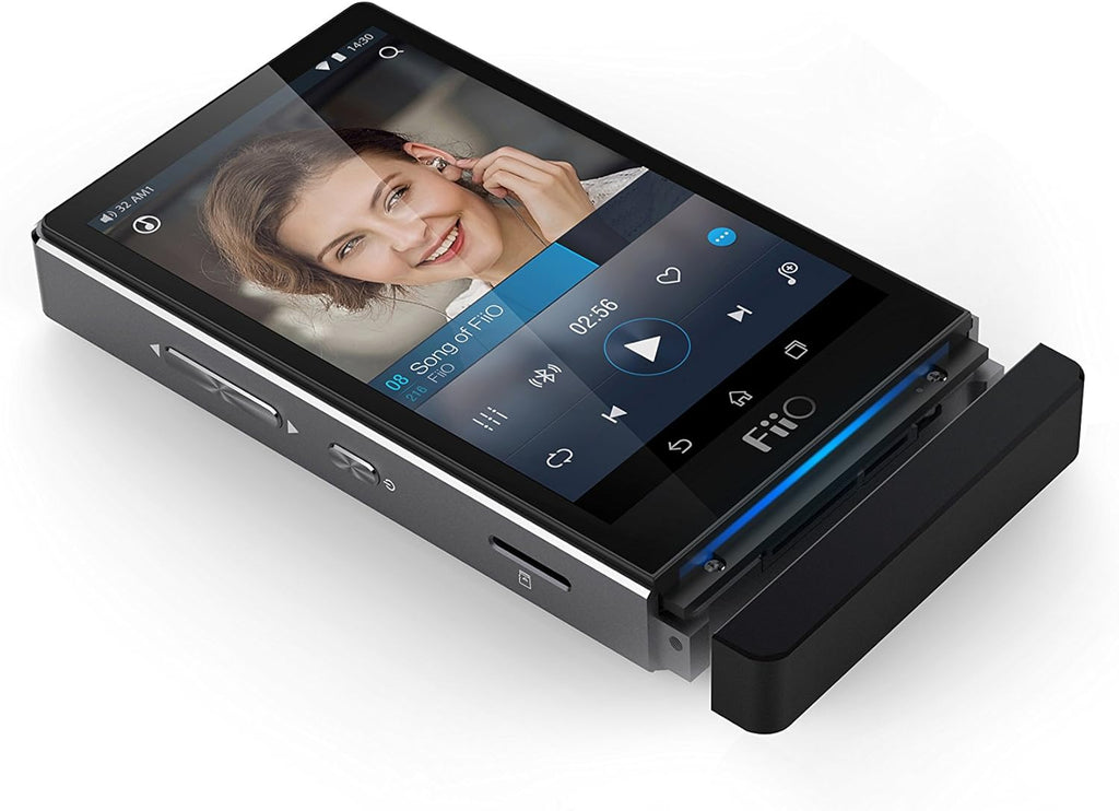 High Resolution Audio Player with Amp Module, Leather Case and Coaxial Audio Cable U416