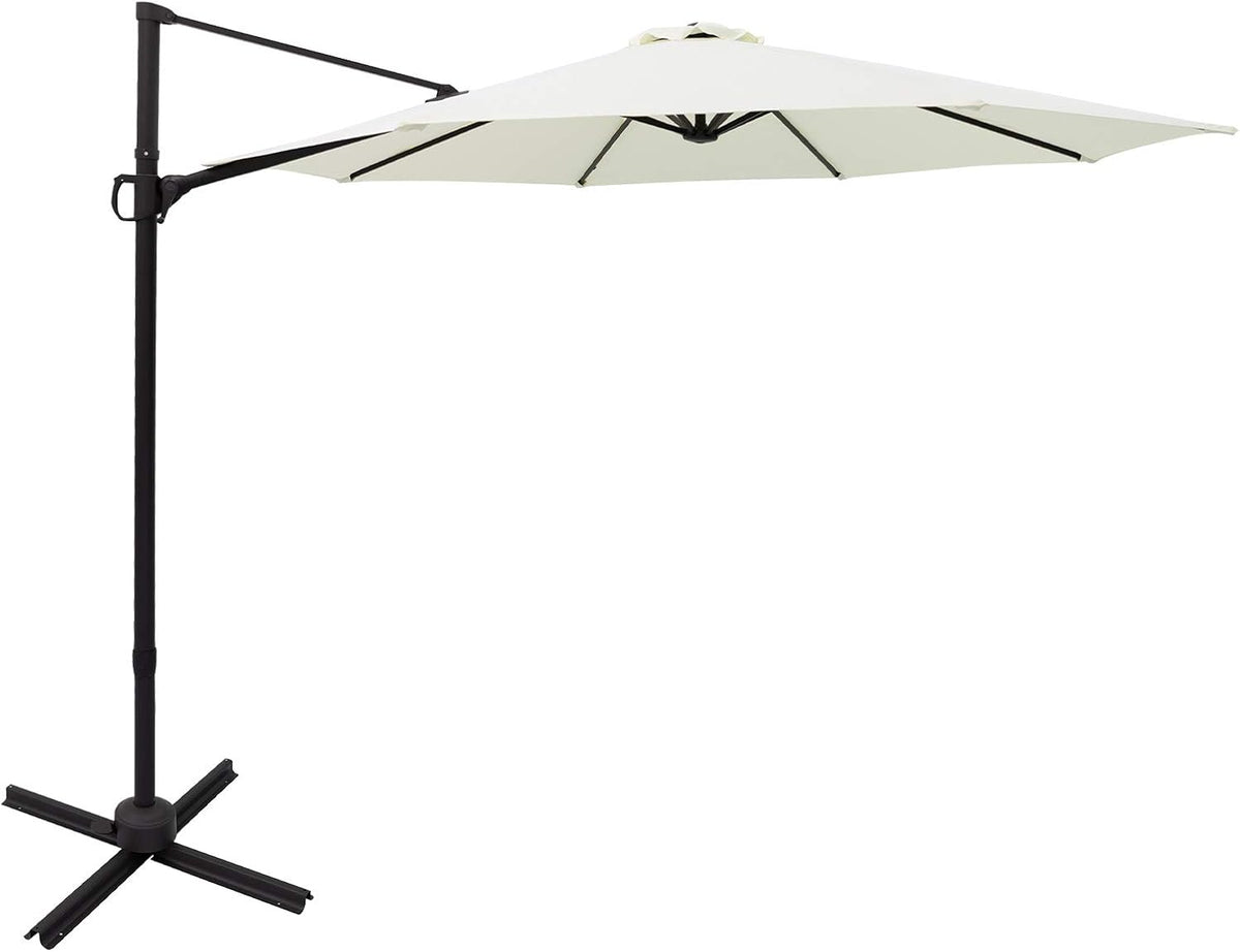 10 ft Cantilever Offset Patio Umbrella and Stand X775246
