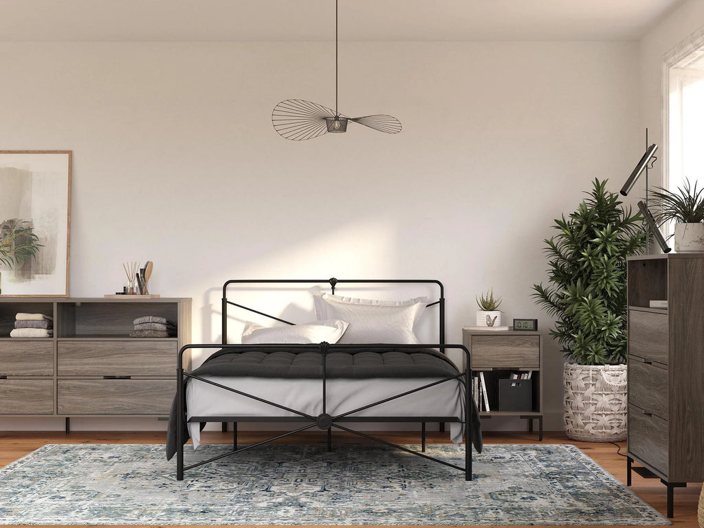 Weathered Oak Wide Dresser I3422