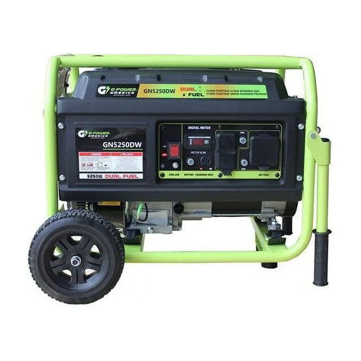Portable Dual Fuel Generator with 223cc Engine V8386