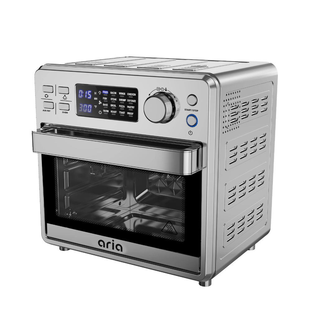 17QT Stainless Steel Air Fryer & Toaster Oven I852