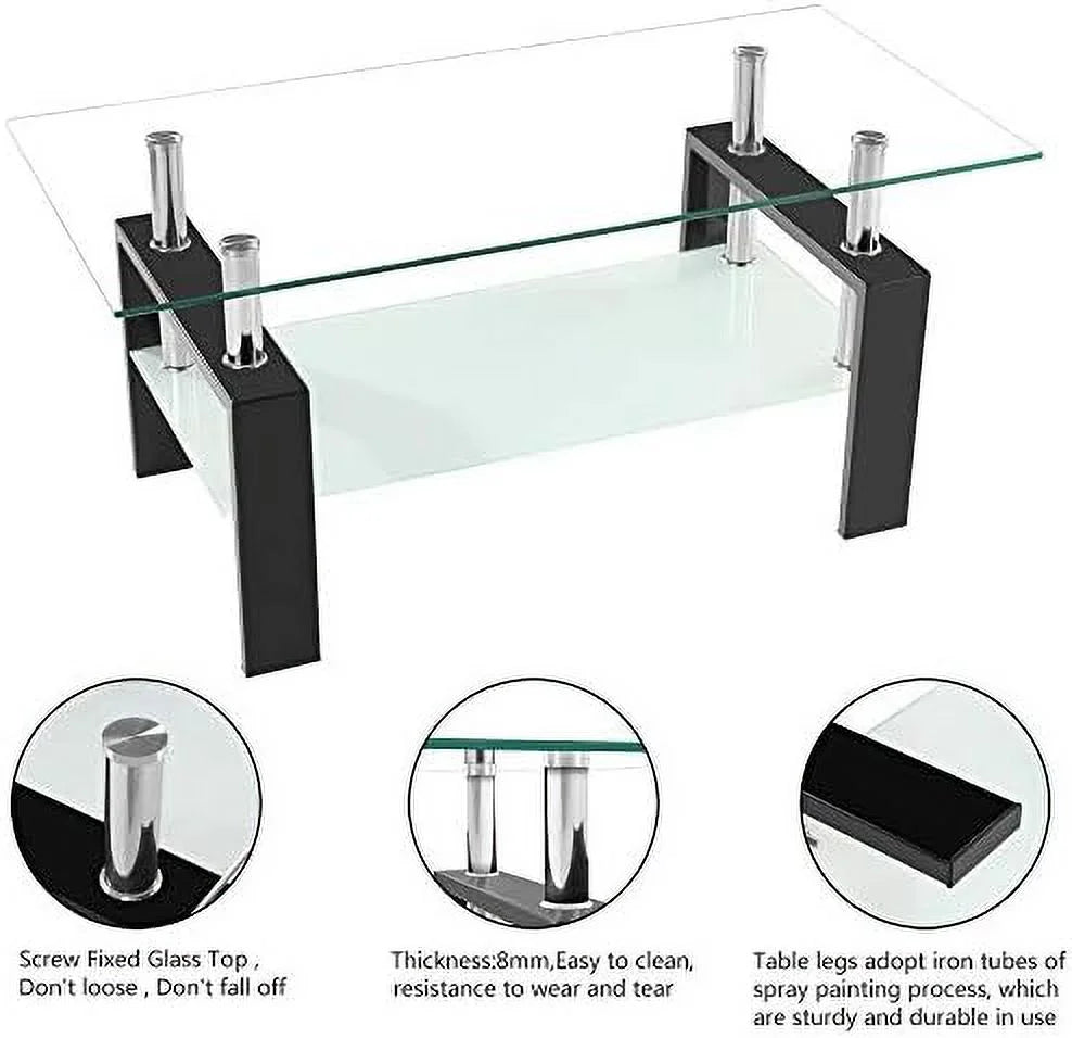 Glazed Tempered Glass Dining Table V1699