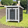 Weatherproof Wooden Hutch with Lockable Door H3055