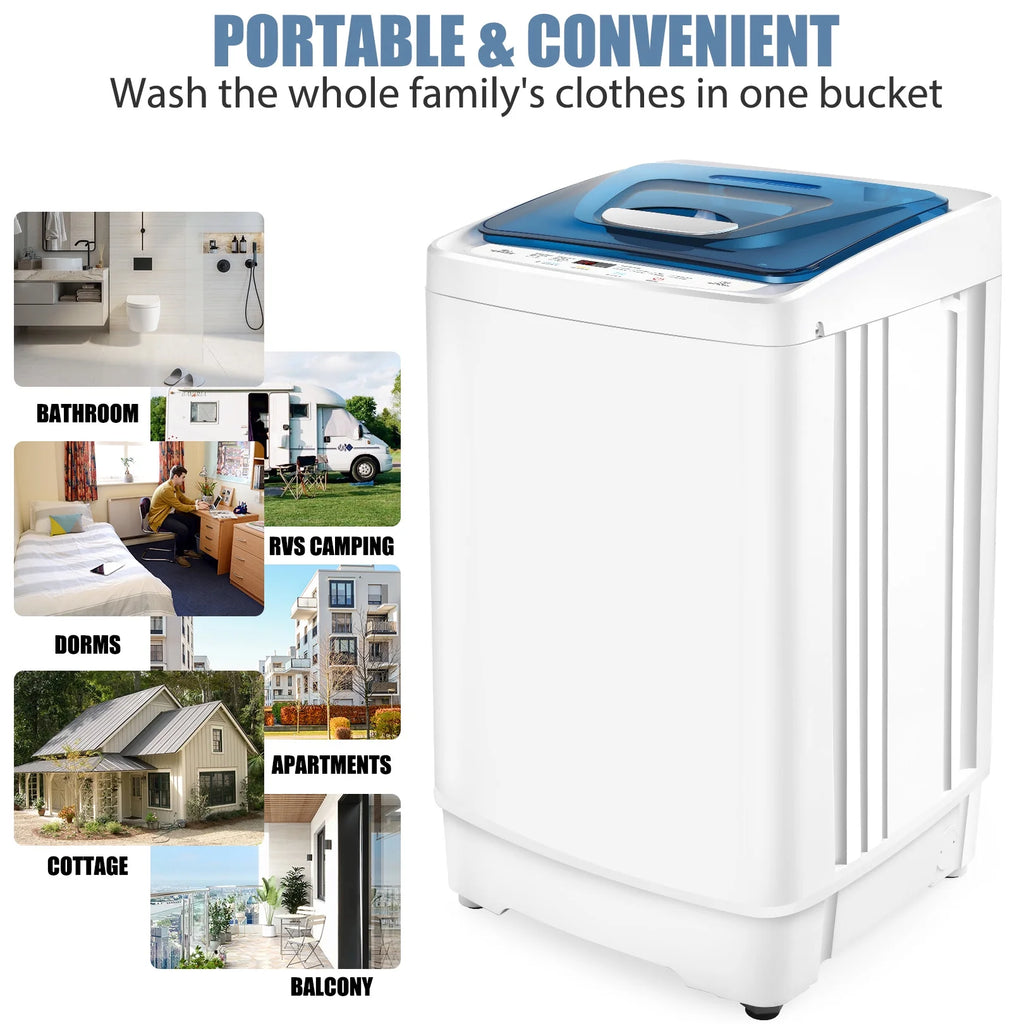 Portable Fully Automatic Washing Machine with 8 Programs R571686