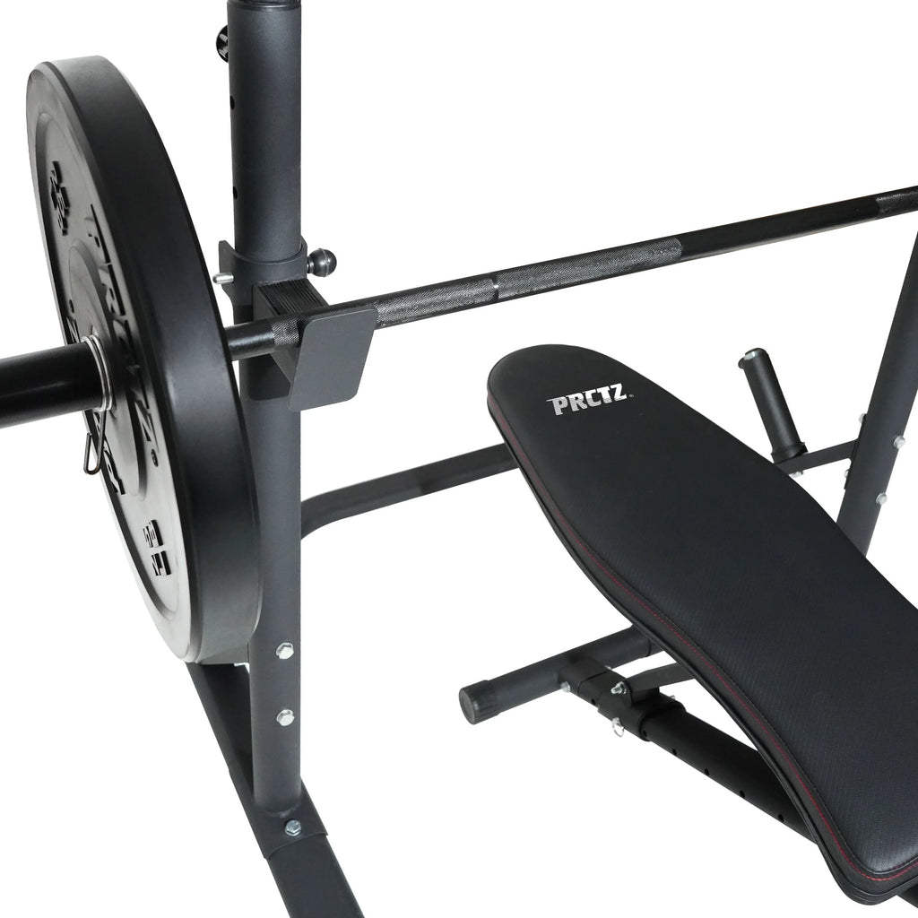 Two-Piece Olympic Weight Bench with Squat Rack I59228