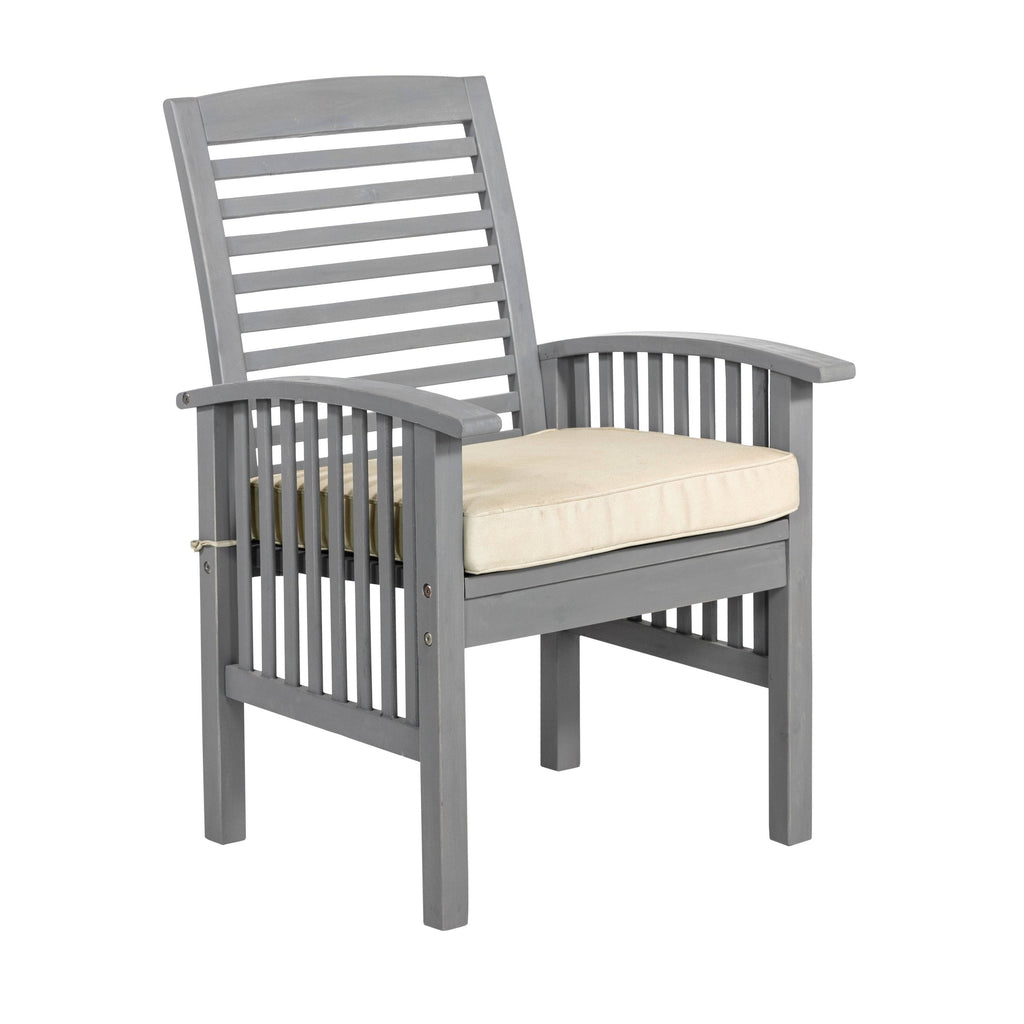 Acacia Wood Chairs Set of 2 N777