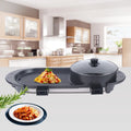 2 In 1 Portable Electric Non-stick Hot Pot Barbecue Grill F310333