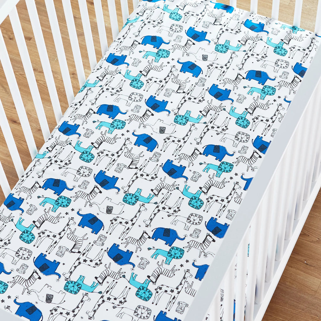 3 Pc Organic Cotton Crib Bedding Set C659
