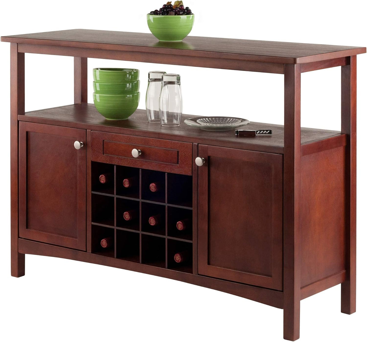 Walnut Buffet Cabinet Y5945