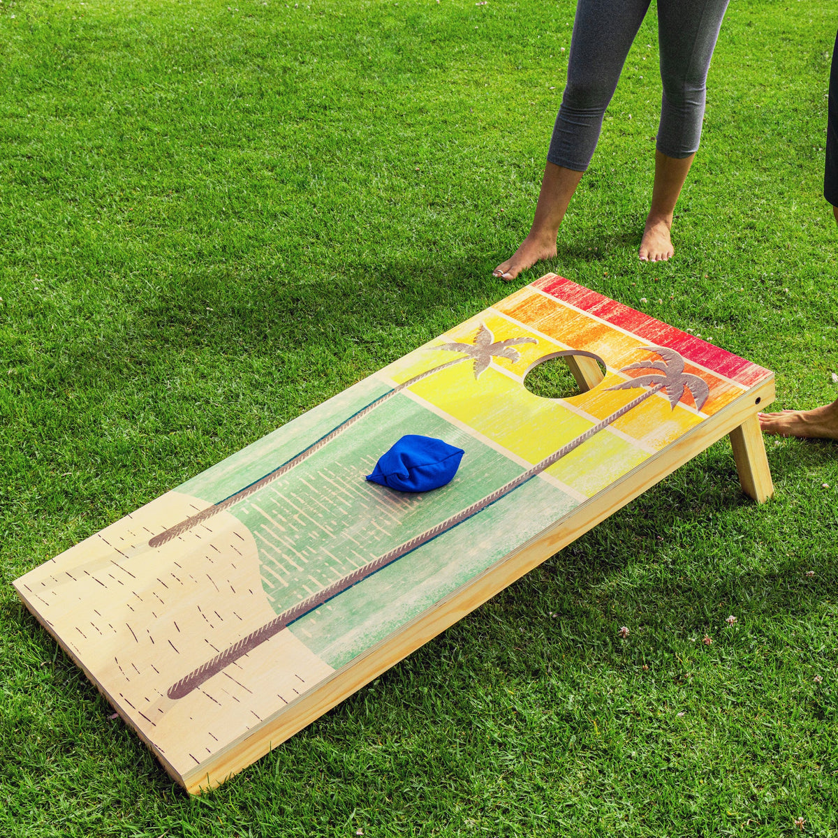 4'x2' Wood Cornhole Set J632270