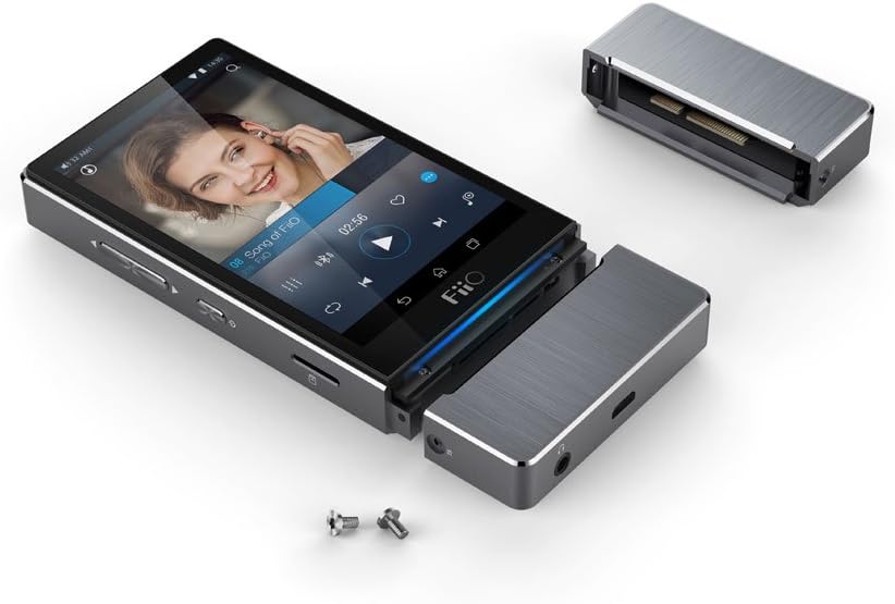 High Resolution Audio Player with Amp Module, Leather Case and Coaxial Audio Cable U416