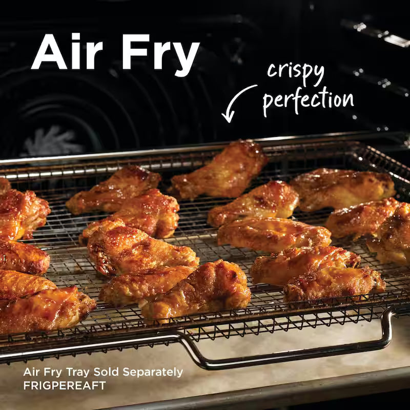 30 in. 5 Burner Slide-In Gas Range with Air Fry Stainless Steel R435372