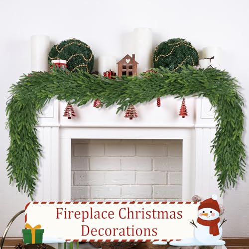 9Ft Artificial Evergreen Cedar Pine Garland M7803